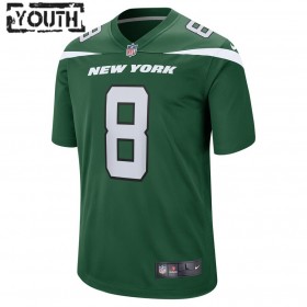 New York Jets Tröjor Elijah Moore 8 Nike Grön 2021 NFL Draft - Barn